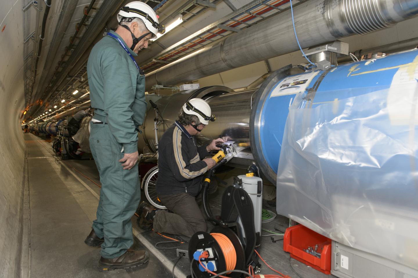 In pictures: Opening the LHC