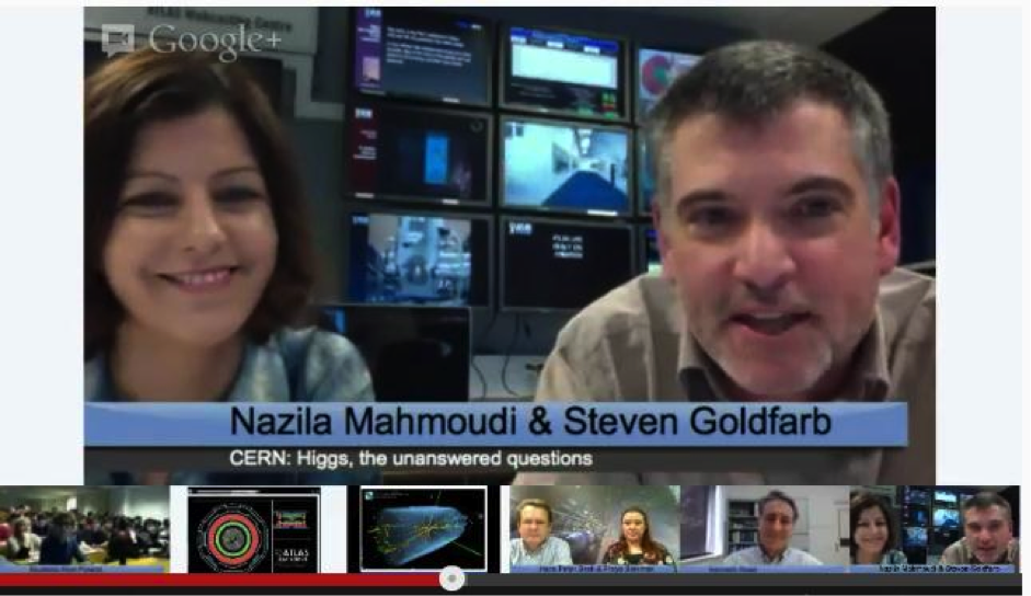 Hangout with CERN: Lights, web-cam, action!