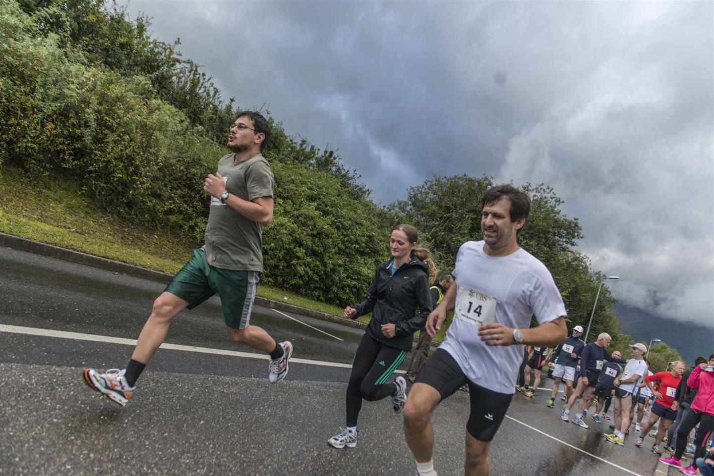 CERN road race: Running in the rain