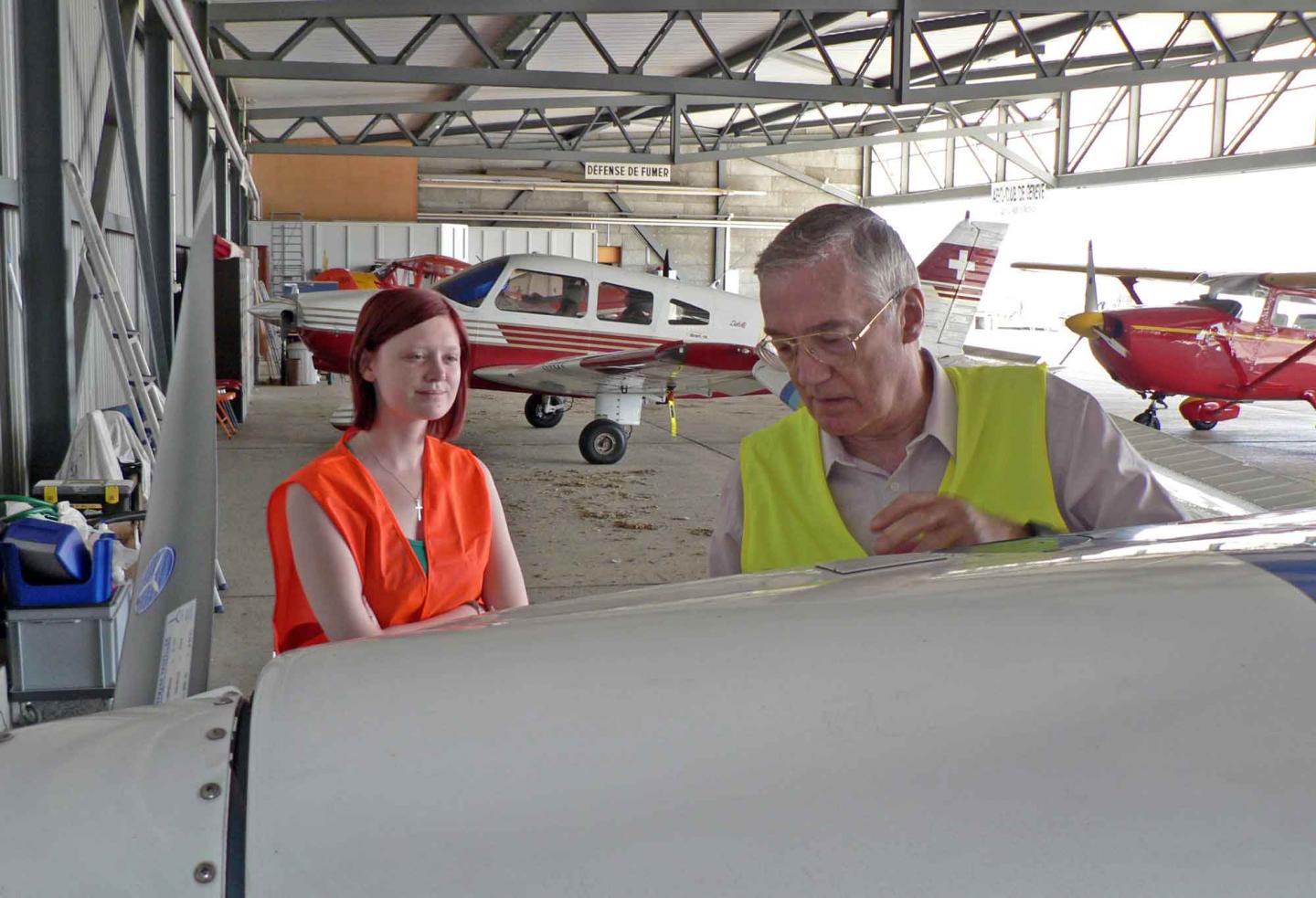 High-flying physics: Young pilot visits CERN