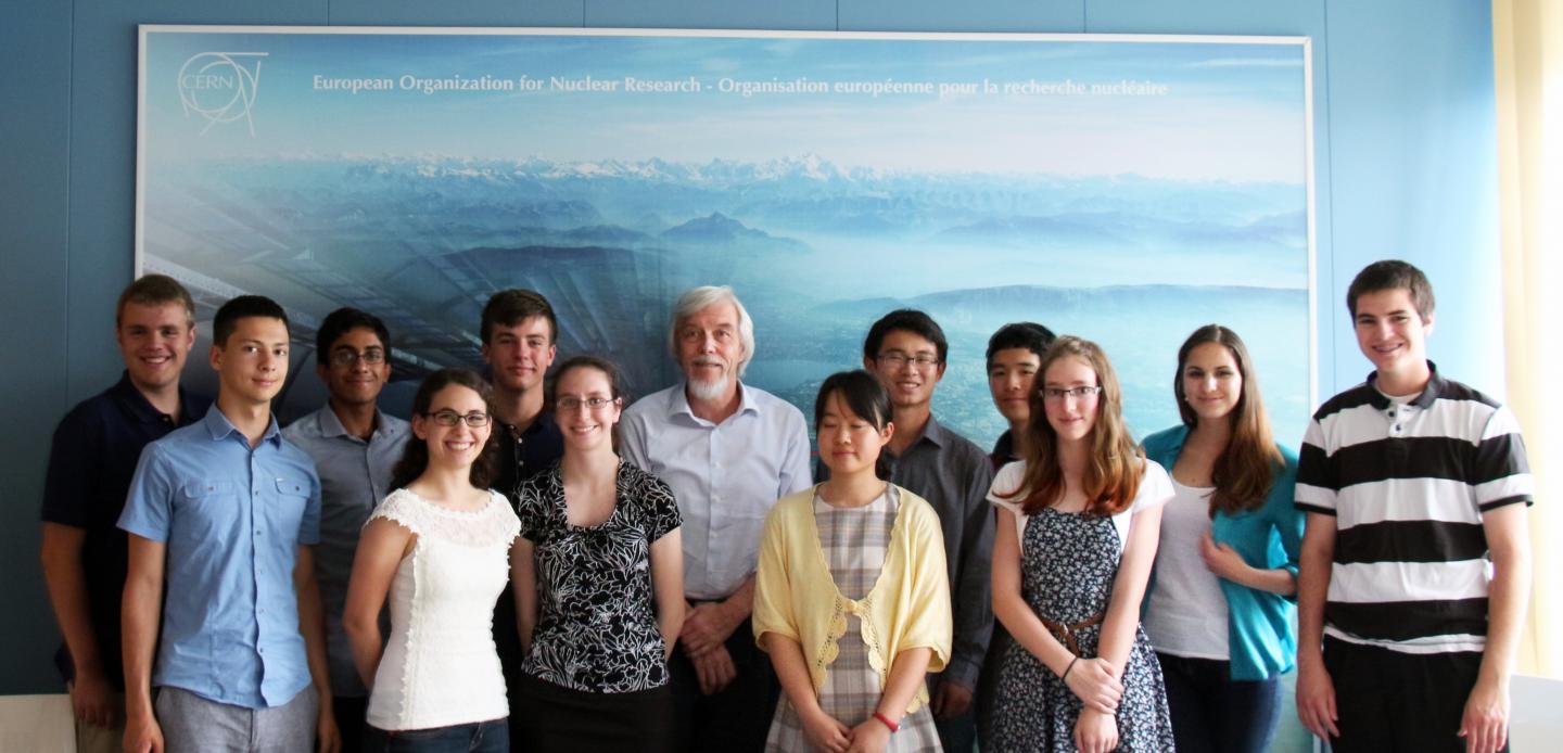 Intel ISEF Special Award winners visit CERN