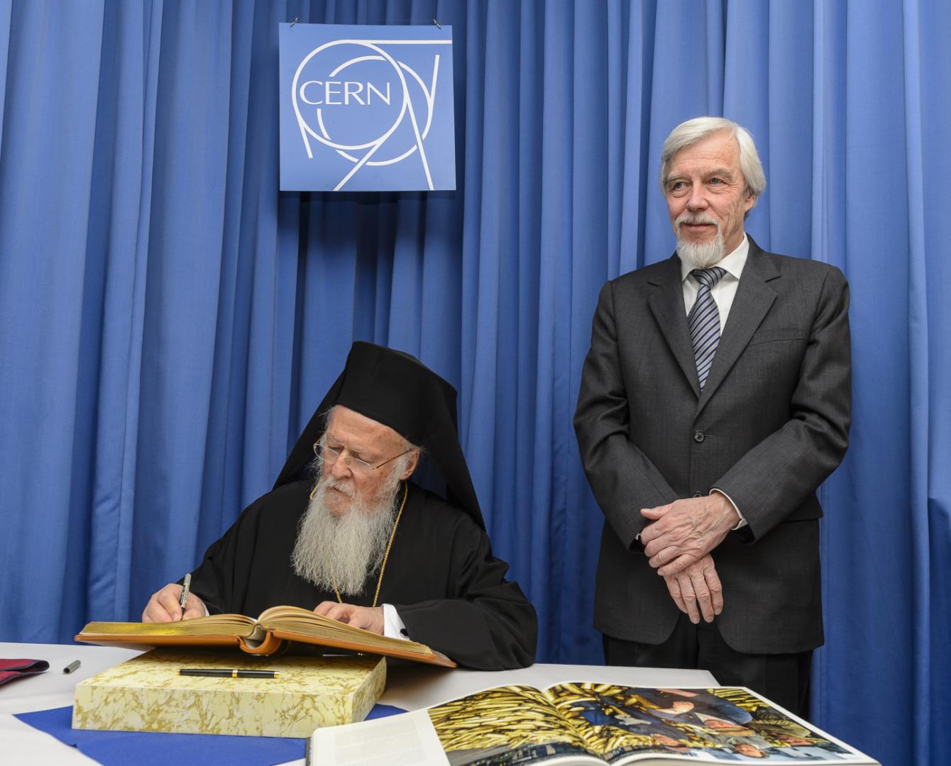 Ecumenical Patriarch visits CERN