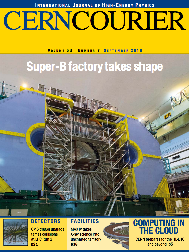 CERN Courier Volume 56, Number 7, September 2016