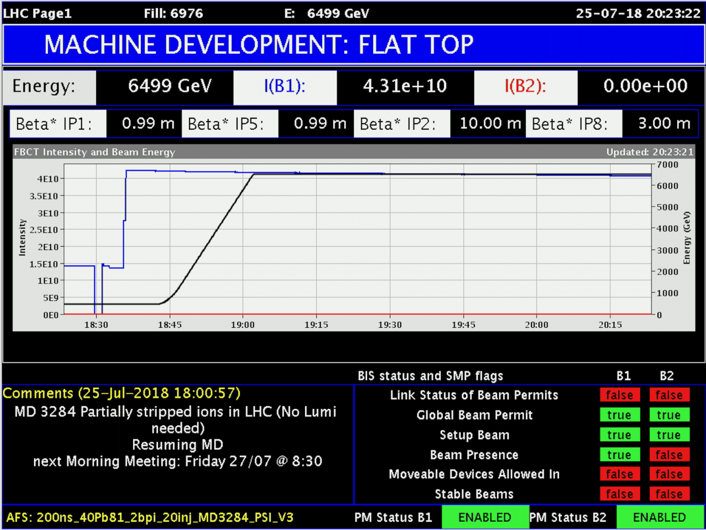 LHC Report: first acceleration of partially stripped ions