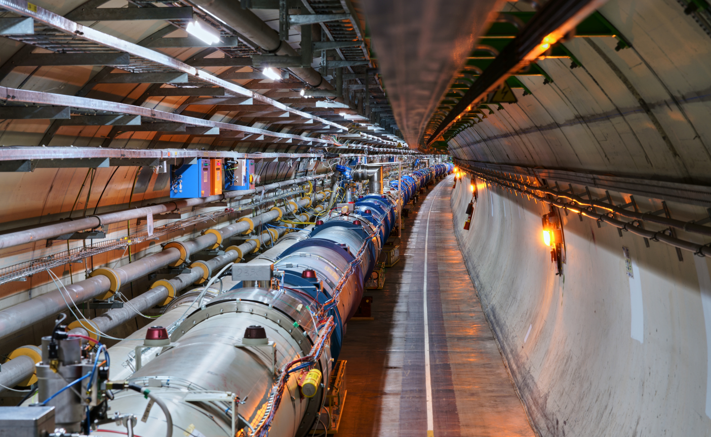 View of the LHC