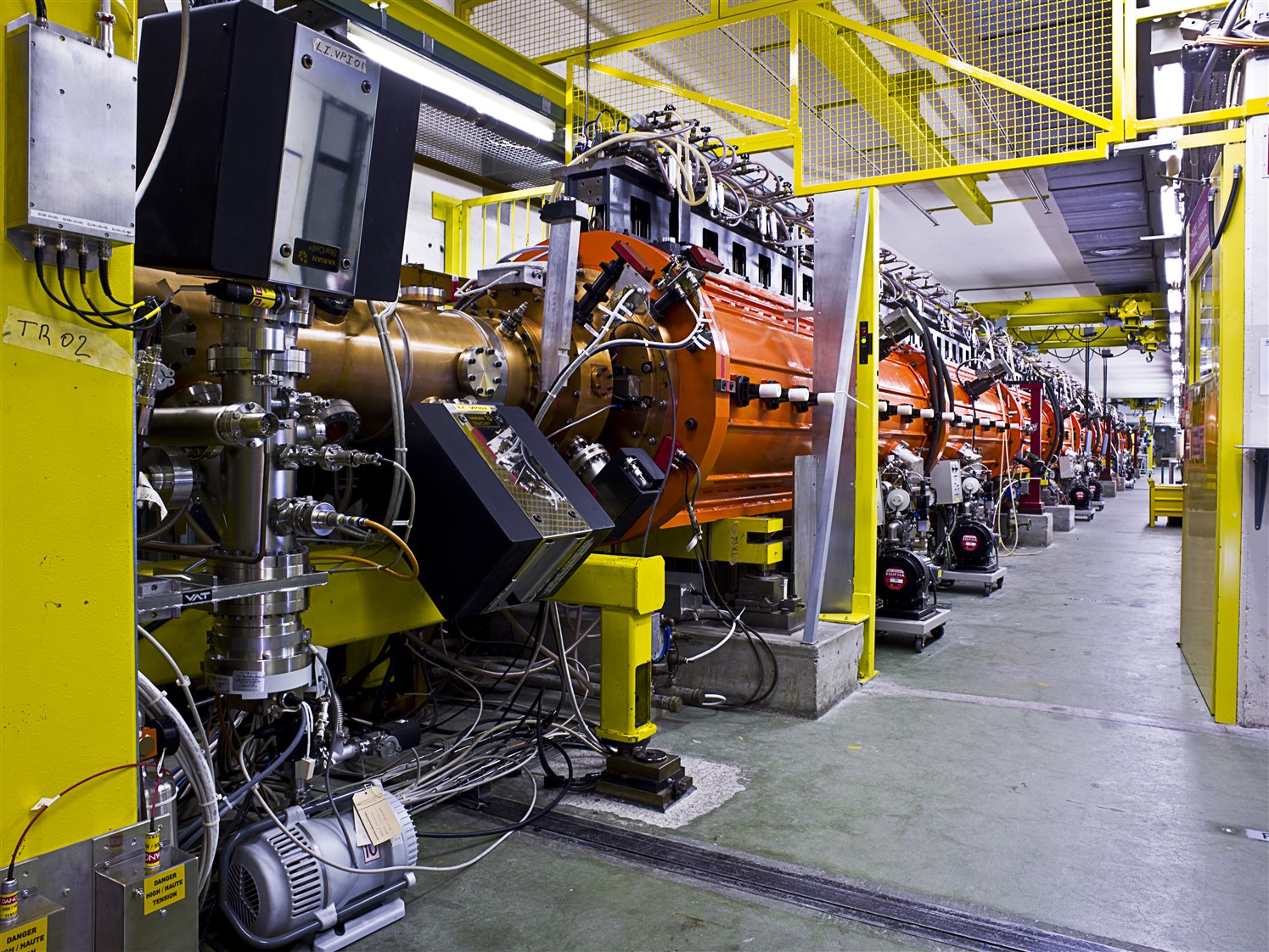 Vue de l'accélérateur linéaire Linac2