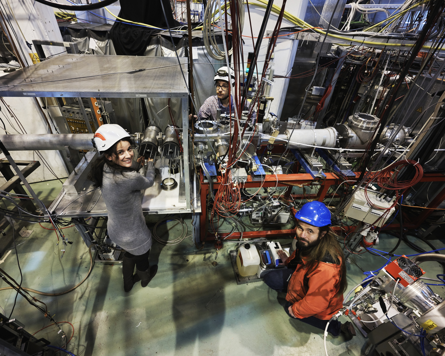 The ISOLDE set-up used to study the exotic nucleus of aluminium. (Image: CERN)