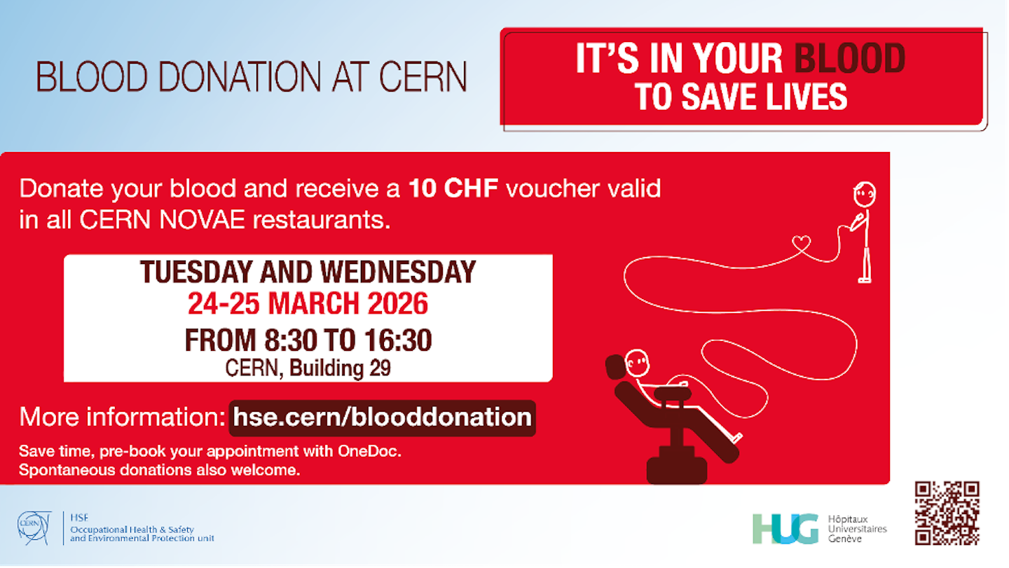 Blood donation poster