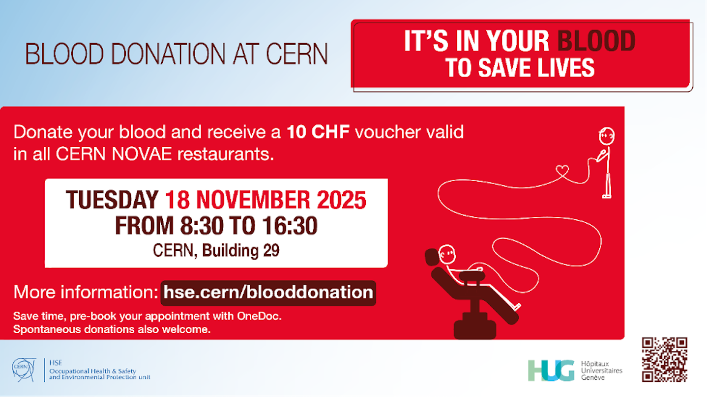 Blood donation poster