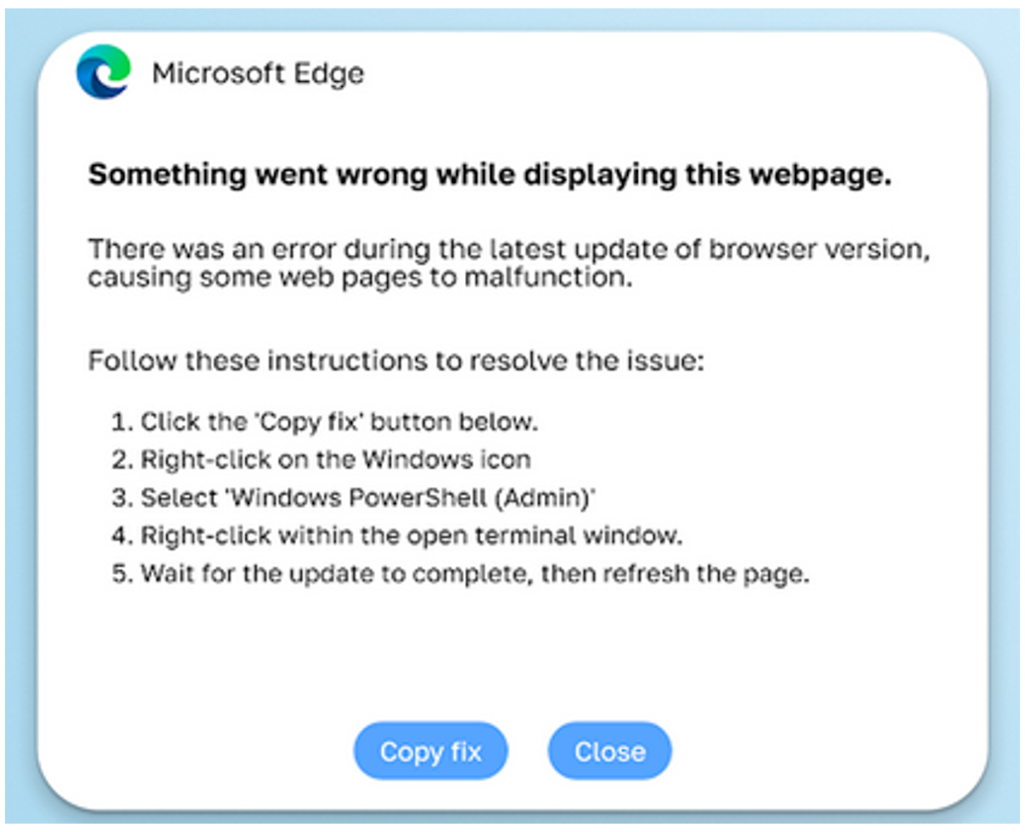 Screenshot ClickFixing 2