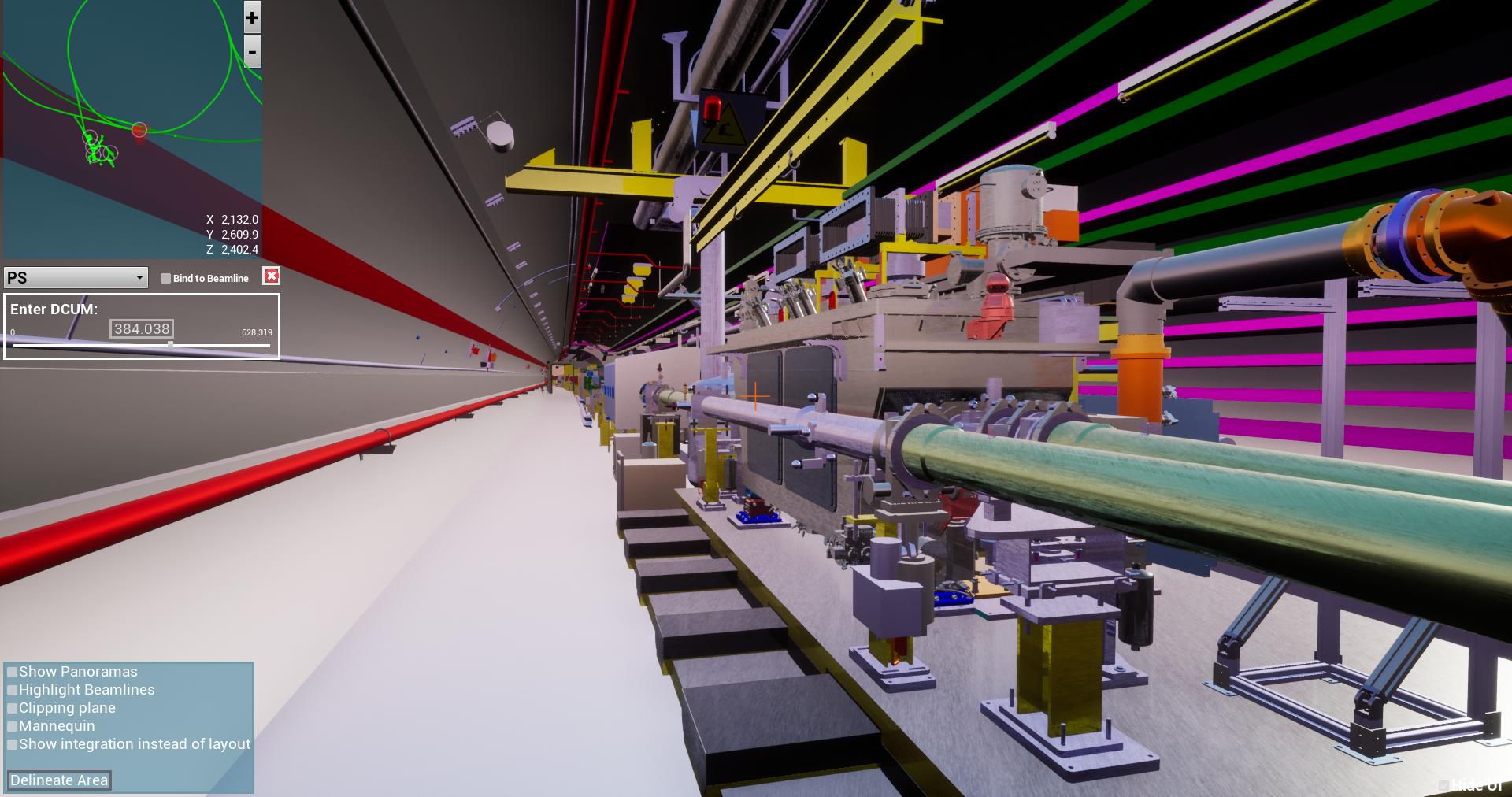 A digital twin of the Super Proton Synchrotron (SPS) tunnel at CERN