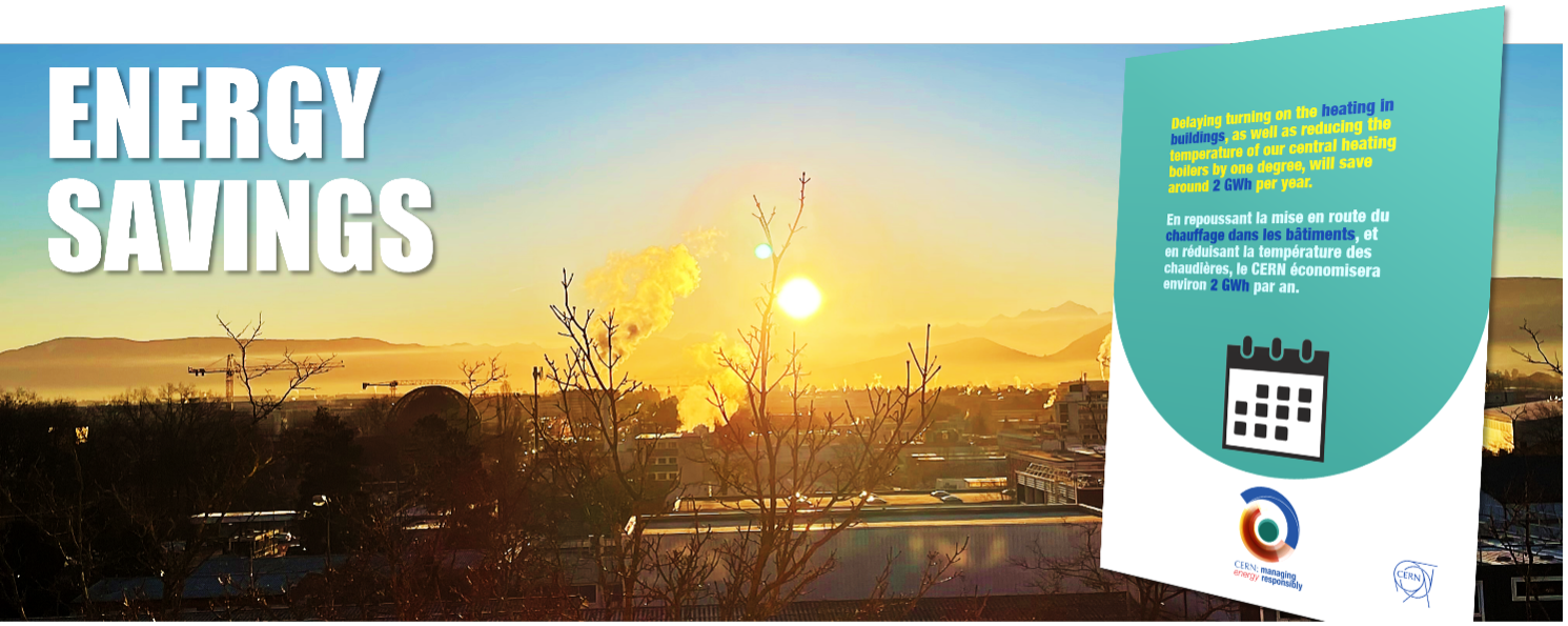 photo of the CERN campus in the sun